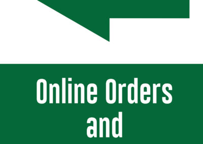 Online orders and pickup left arrow