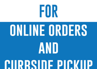 Parking for online orders and pickup